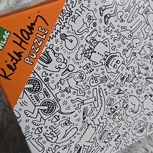 VILAC Keith Haring Black & White Doodle Puzzle, NEW